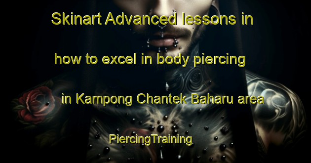 Skinart Advanced lessons in how to excel in body piercing in Kampong Chantek Baharu area | PiercingTraining | PiercingClasses | SkinartTraining-Singapore