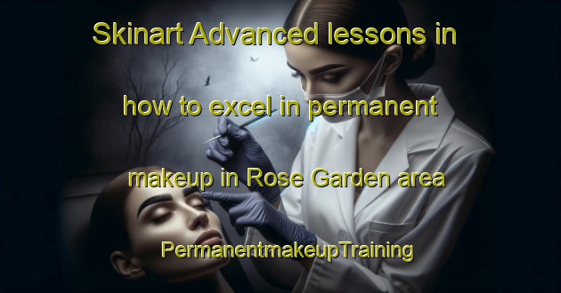 Skinart Advanced lessons in how to excel in permanent makeup in Rose Garden area | PermanentmakeupTraining | PermanentmakeupClasses | SkinartTraining-Singapore