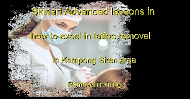 Skinart Advanced lessons in how to excel in tattoo removal in Kampong Siren area | RemovalTraining | RemovalClasses | SkinartTraining-Singapore