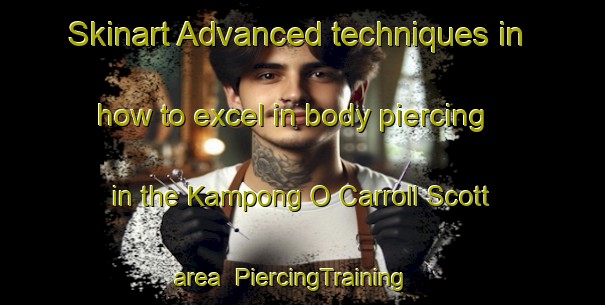 Skinart Advanced techniques in how to excel in body piercing in the Kampong O Carroll Scott area | PiercingTraining | PiercingClasses | SkinartTraining-Singapore