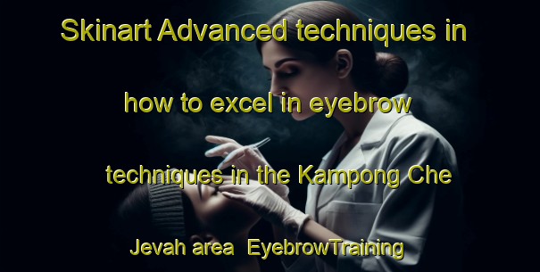 Skinart Advanced techniques in how to excel in eyebrow techniques in the Kampong Che Jevah area | EyebrowTraining | EyebrowClasses | SkinartTraining-Singapore