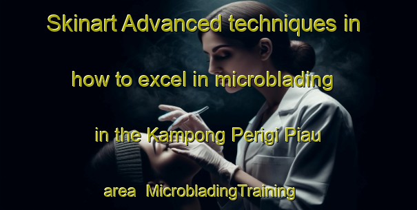 Skinart Advanced techniques in how to excel in microblading in the Kampong Perigi Piau area | MicrobladingTraining | MicrobladingClasses | SkinartTraining-Singapore