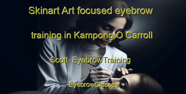 Skinart Art-focused eyebrow training in Kampong O Carroll Scott | EyebrowTraining | EyebrowClasses | SkinartTraining-Singapore