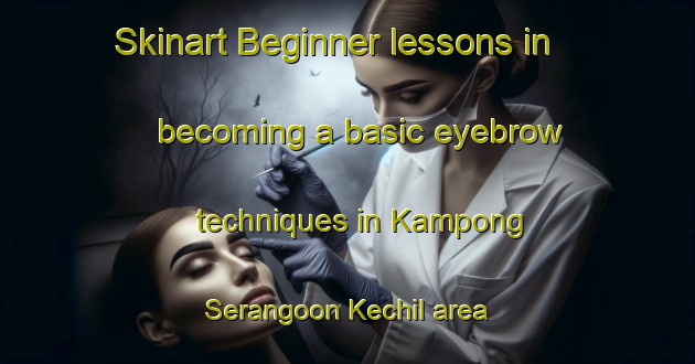 Skinart Beginner lessons in becoming a basic eyebrow techniques in Kampong Serangoon Kechil area | EyebrowTraining | EyebrowClasses | SkinartTraining-Singapore
