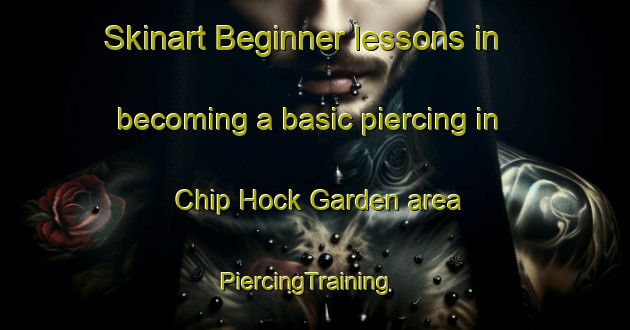 Skinart Beginner lessons in becoming a basic piercing in Chip Hock Garden area | PiercingTraining | PiercingClasses | SkinartTraining-Singapore