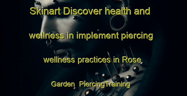 Skinart Discover health and wellness in implement piercing wellness practices in Rose Garden | PiercingTraining | PiercingClasses | SkinartTraining-Singapore