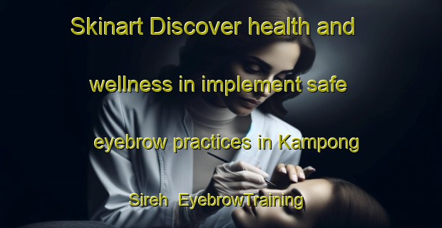 Skinart Discover health and wellness in implement safe eyebrow practices in Kampong Sireh | EyebrowTraining | EyebrowClasses | SkinartTraining-Singapore
