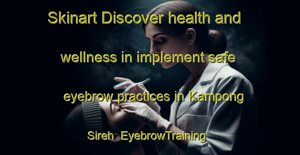 Skinart Discover health and wellness in implement safe eyebrow practices in Kampong Sireh | EyebrowTraining | EyebrowClasses | SkinartTraining-Singapore