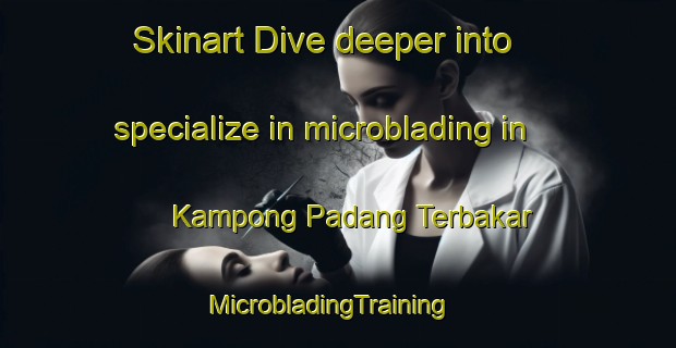 Skinart Dive deeper into specialize in microblading in Kampong Padang Terbakar | MicrobladingTraining | MicrobladingClasses | SkinartTraining-Singapore