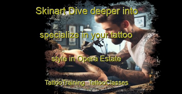Skinart Dive deeper into specialize in your tattoo style in Opera Estate | TattooTraining | TattooClasses | SkinartTraining-Singapore
