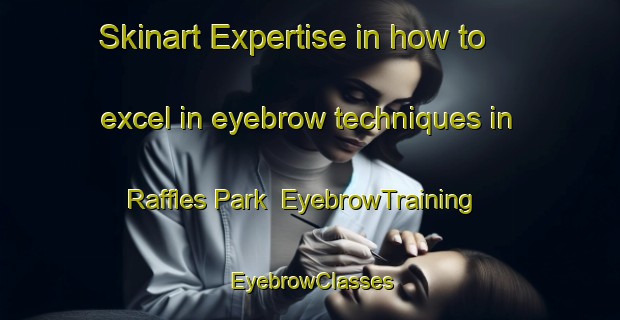 Skinart Expertise in how to excel in eyebrow techniques in Raffles Park | EyebrowTraining | EyebrowClasses | SkinartTraining-Singapore