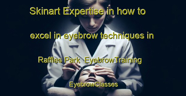 Skinart Expertise in how to excel in eyebrow techniques in Raffles Park | EyebrowTraining | EyebrowClasses | SkinartTraining-Singapore