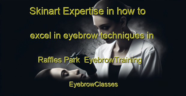 Skinart Expertise in how to excel in eyebrow techniques in Raffles Park | EyebrowTraining | EyebrowClasses | SkinartTraining-Singapore