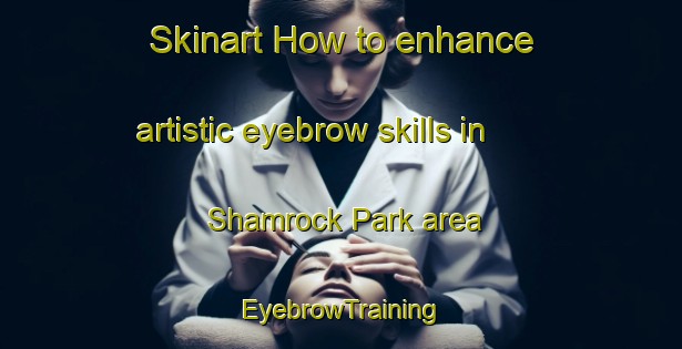 Skinart How to enhance artistic eyebrow skills in Shamrock Park area | EyebrowTraining | EyebrowClasses | SkinartTraining-Singapore