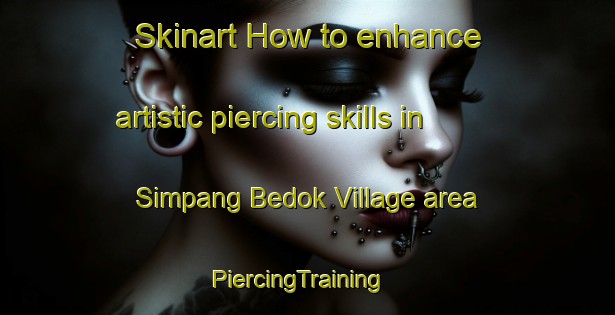 Skinart How to enhance artistic piercing skills in Simpang Bedok Village area | PiercingTraining | PiercingClasses | SkinartTraining-Singapore