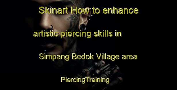 Skinart How to enhance artistic piercing skills in Simpang Bedok Village area | PiercingTraining | PiercingClasses | SkinartTraining-Singapore