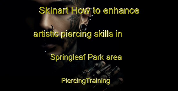 Skinart How to enhance artistic piercing skills in Springleaf Park area | PiercingTraining | PiercingClasses | SkinartTraining-Singapore