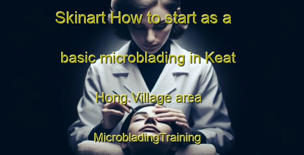 Skinart How to start as a basic microblading in Keat Hong Village area | MicrobladingTraining | MicrobladingClasses | SkinartTraining-Singapore