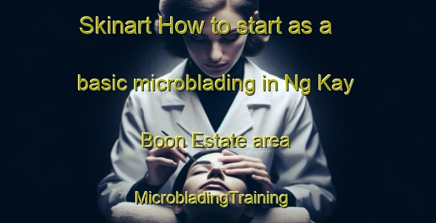 Skinart How to start as a basic microblading in Ng Kay Boon Estate area | MicrobladingTraining | MicrobladingClasses | SkinartTraining-Singapore