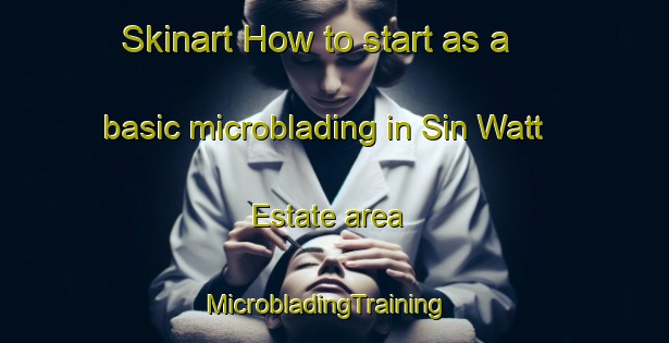 Skinart How to start as a basic microblading in Sin Watt Estate area | MicrobladingTraining | MicrobladingClasses | SkinartTraining-Singapore