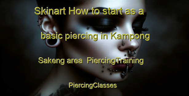 Skinart How to start as a basic piercing in Kampong Sakeng area | PiercingTraining | PiercingClasses | SkinartTraining-Singapore