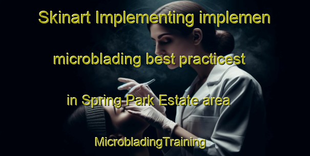 Skinart Implementing implemen microblading best practicest in Spring Park Estate area | MicrobladingTraining | MicrobladingClasses | SkinartTraining-Singapore
