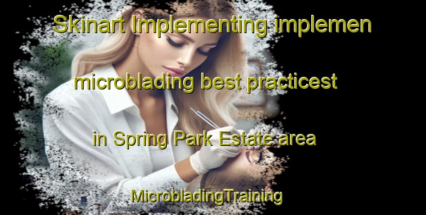 Skinart Implementing implemen microblading best practicest in Spring Park Estate area | MicrobladingTraining | MicrobladingClasses | SkinartTraining-Singapore