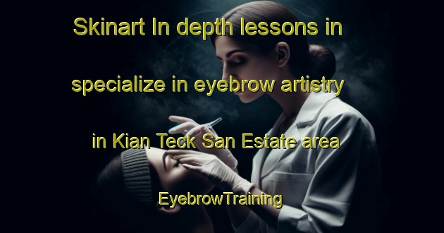 Skinart In-depth lessons in specialize in eyebrow artistry in Kian Teck San Estate area | EyebrowTraining | EyebrowClasses | SkinartTraining-Singapore