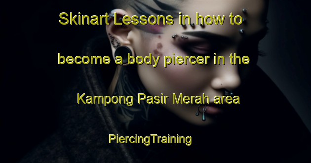Skinart Lessons in how to become a body piercer in the Kampong Pasir Merah area | PiercingTraining | PiercingClasses | SkinartTraining-Singapore