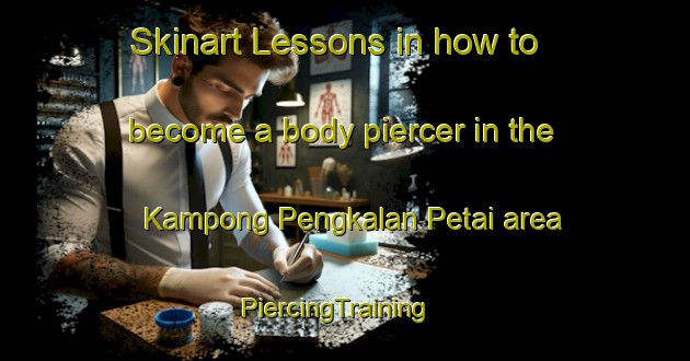 Skinart Lessons in how to become a body piercer in the Kampong Pengkalan Petai area | PiercingTraining | PiercingClasses | SkinartTraining-Singapore