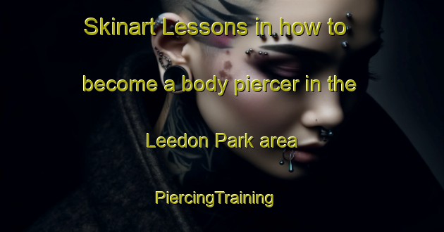 Skinart Lessons in how to become a body piercer in the Leedon Park area | PiercingTraining | PiercingClasses | SkinartTraining-Singapore