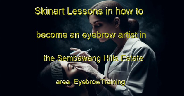 Skinart Lessons in how to become an eyebrow artist in the Sembawang Hills Estate area | EyebrowTraining | EyebrowClasses | SkinartTraining-Singapore