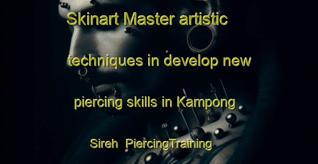 Skinart Master artistic techniques in develop new piercing skills in Kampong Sireh | PiercingTraining | PiercingClasses | SkinartTraining-Singapore