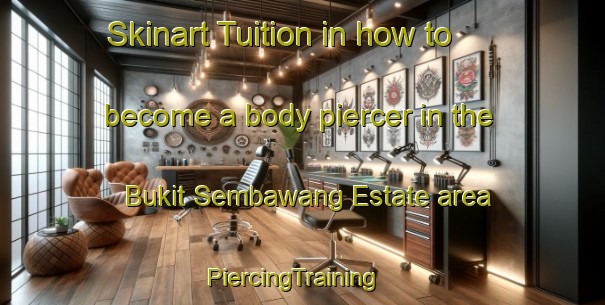 Skinart Tuition in how to become a body piercer in the Bukit Sembawang Estate area | PiercingTraining | PiercingClasses | SkinartTraining-Singapore